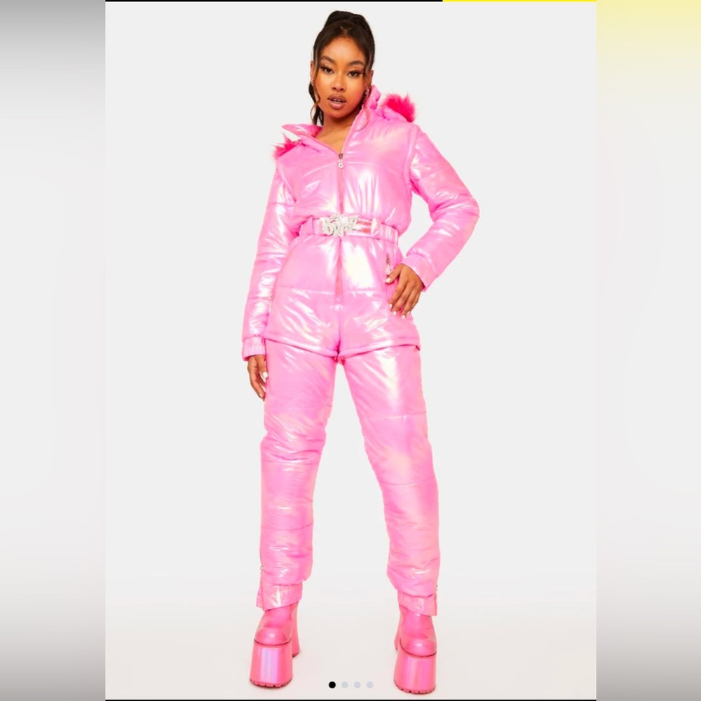 Bratz Dolls women’s XL pink snowsuit brand new Rare SoldOut